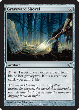 Graveyard Shovel (Innistrad) Light Play Foil
