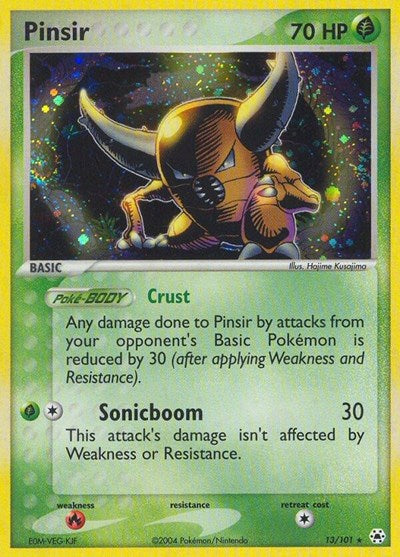 Pinsir (Hidden Legends) Heavy Play Reverse Holofoil