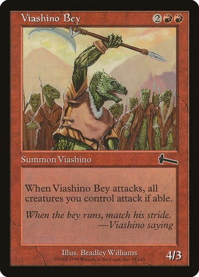 Viashino Bey (Urza's Legacy) Light Play