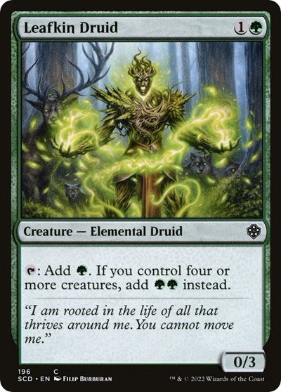 Leafkin Druid (Commander 2022 Starter Decks) Light Play