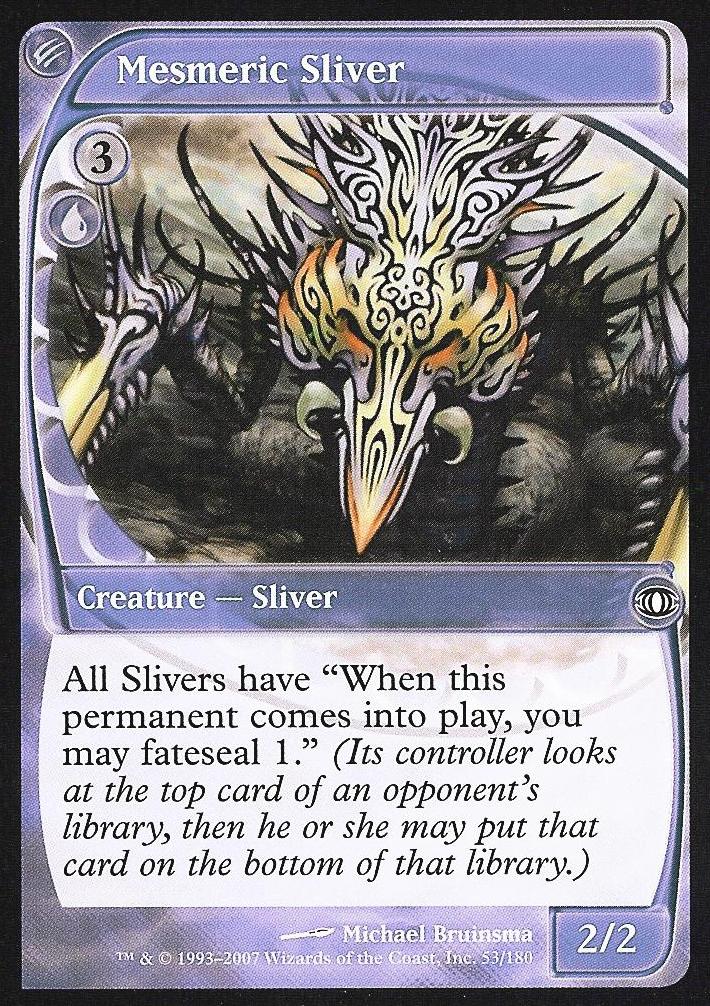Mesmeric Sliver (Futuresight) Light Play