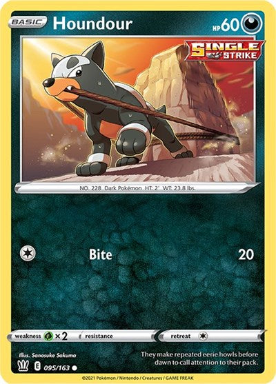 Houndour (SWSH05: Battle Styles) Light Play