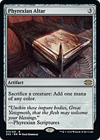 Phyrexian Altar (Double Masters 2022) Light Play