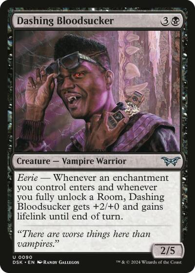 Dashing Bloodsucker (Duskmourn: House of Horror) Light Play