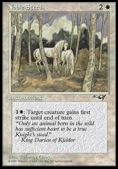 Noble Steeds (Trees in Forefront) (Alliances) Medium Play