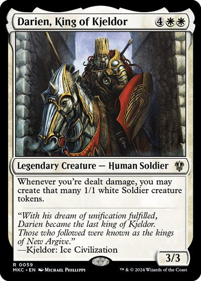 Darien, King of Kjeldor (Commander: Murders at Karlov Manor) Light Play
