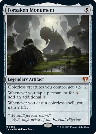Forsaken Monument (Commander Masters) Light Play