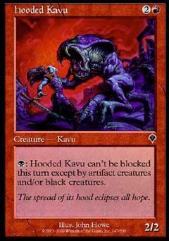Hooded Kavu (Invasion) Light Play