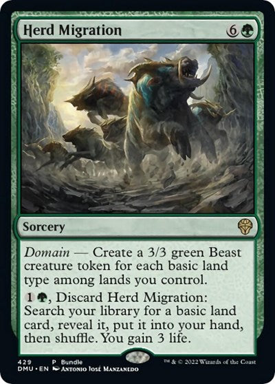Herd Migration (DMU Bundle) (Promos: Unique and Miscellaneous) Light Play Foil
