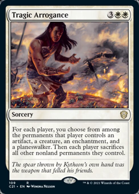 Tragic Arrogance (Commander 2021 Strixhaven) Light Play