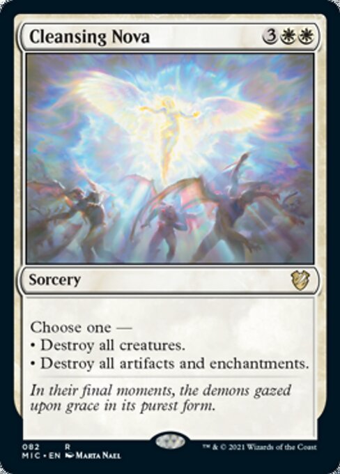 Cleansing Nova (Commander 2021 Midnight Hunt) Light Play