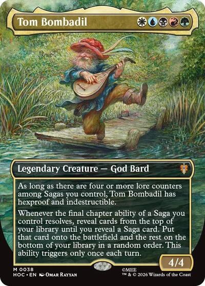 Tom Bombadil (Borderless) (The Hobbit: Eternal-Legal) Light Play Foil