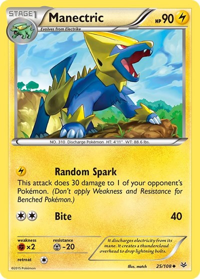 Manectric (XY Roaring Skies) Damaged / Poor