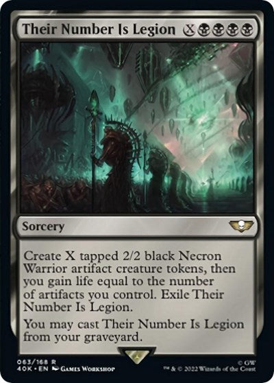 Their Number Is Legion (Universes Beyond: Warhammer 40K) Light Play