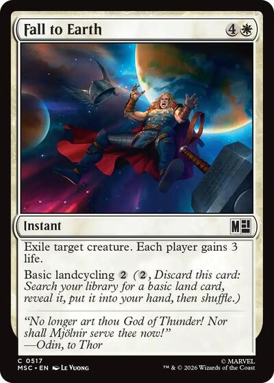 Fall to Earth (Commander: Marvel Super Heroes) Light Play