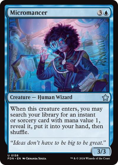 Micromancer (Foundations) Light Play Foil