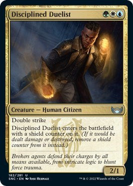 Disciplined Duelist (Streets of New Capenna) Light Play