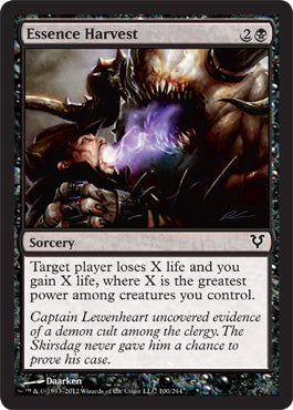 Essence Harvest (Avacyn Restored) Light Play Foil