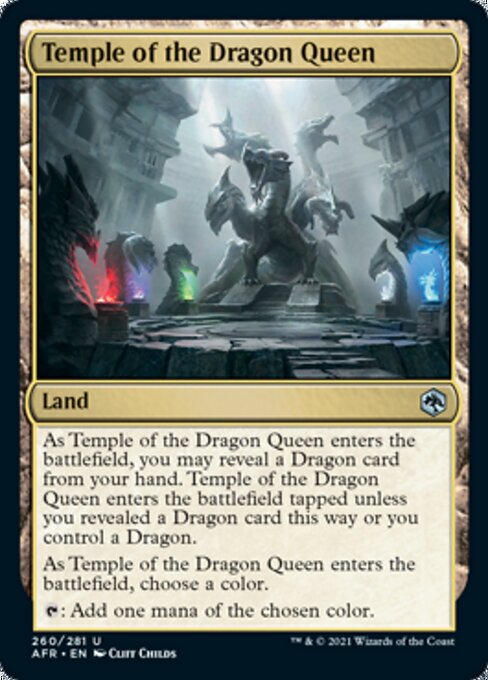 Temple of the Dragon Queen (Adventures in the Forgotten Realms) Light Play