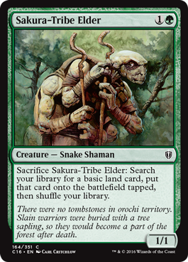 Sakura-Tribe Elder (Commander 2016 Edition) Light Play