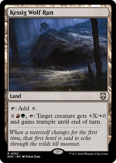 Kessig Wolf Run (Commander: Modern Horizons 3) Light Play