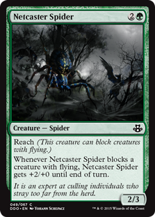 Netcaster Spider (Duel Decks: Kiora vs Elspeth) Light Play
