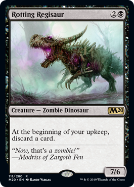 Rotting Regisaur (Magic 2020 Core Set) Light Play Foil