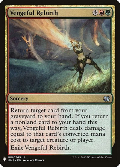 Vengeful Rebirth (Mystery Booster) Light Play