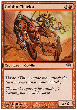 Goblin Chariot (8th Edition) Medium Play