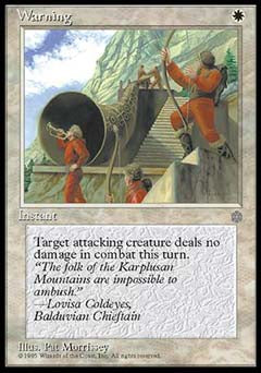 Warning (Ice Age) Light Play