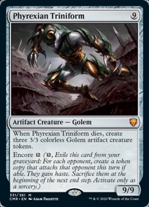 Phyrexian Triniform (Commander Legends) Light Play