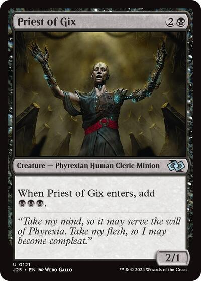 Priest of Gix (Foundations Jumpstart) Light Play