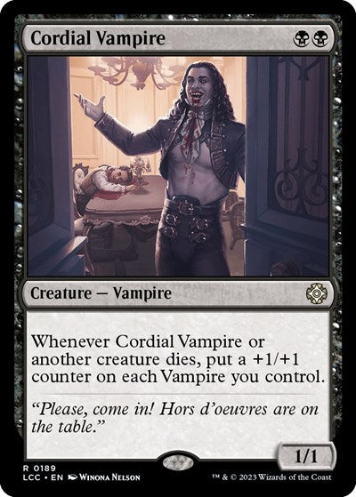 Cordial Vampire (Commander: The Lost Caverns of Ixalan) Light Play