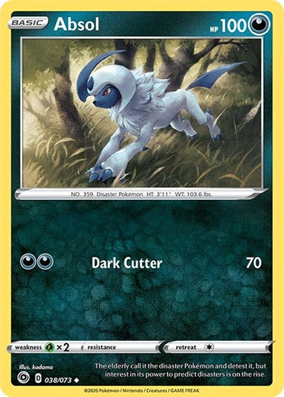 Absol (Champion's Path) Light Play