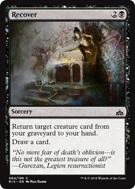 Recover (Rivals of Ixalan) Light Play