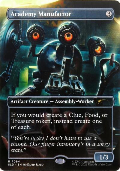 Academy Manufactor (7094) (Secret Lair) Light Play