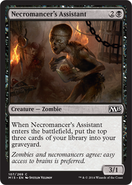 Necromancer's Assistant (Magic 2015 Core Set) Light Play