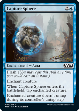 Capture Sphere (Magic 2021 Core Set) Light Play