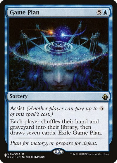 Game Plan (The List) Light Play