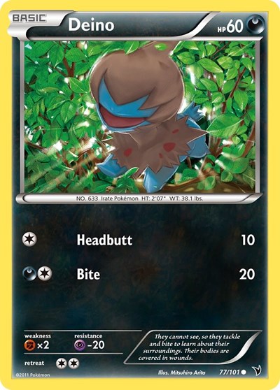 Deino (Noble Victories) Damaged / Poor Reverse Holofoil