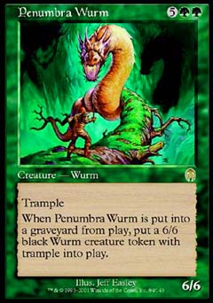 Penumbra Wurm (Apocalypse) Damaged / Poor