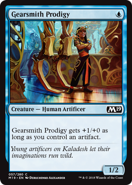 Gearsmith Prodigy (Magic 2019 Core Set) Light Play