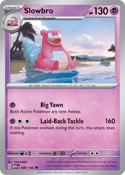 Slowbro (Scarlet and Violet: 151) Light Play Reverse Holofoil