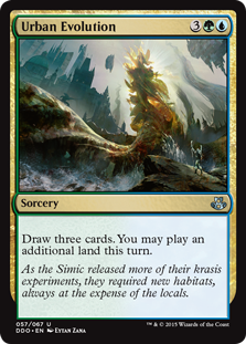 Urban Evolution (Duel Decks: Kiora vs Elspeth) Light Play