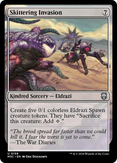 Skittering Invasion (Commander: Modern Horizons 3) Light Play