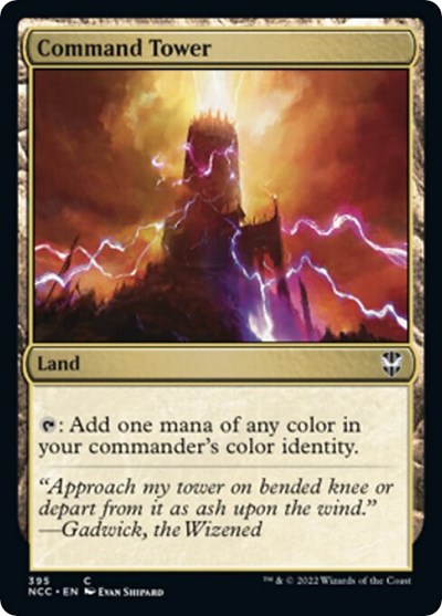 Command Tower (Commander: Streets of New Capenna) Light Play