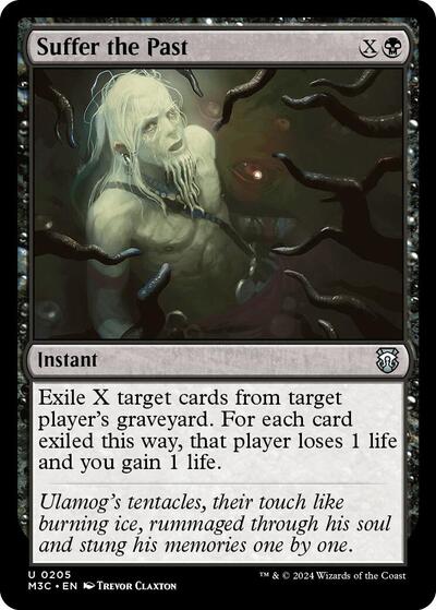 Suffer the Past (Commander: Modern Horizons 3) Light Play