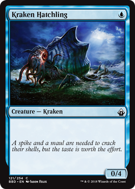Kraken Hatchling (Battlebond) Medium Play