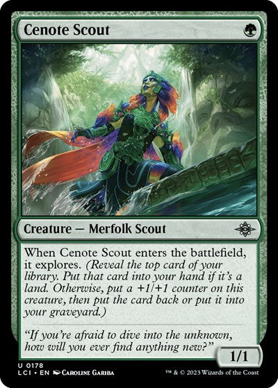 Cenote Scout (The Lost Caverns of Ixalan) Light Play