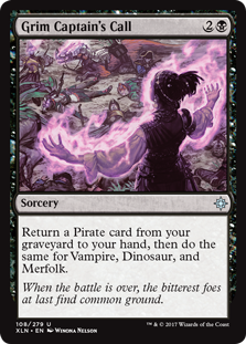 Grim Captain's Call (Ixalan) Light Play